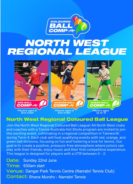 North West Regional League Tennis - Coloured Ball Comp