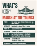 What is on at the Tourist for March