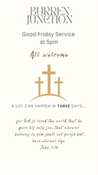 Burren Junction Good Friday Service at 5pm