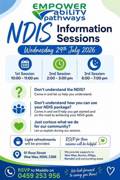 Empower Ability Pathways NDIS Information Sessions