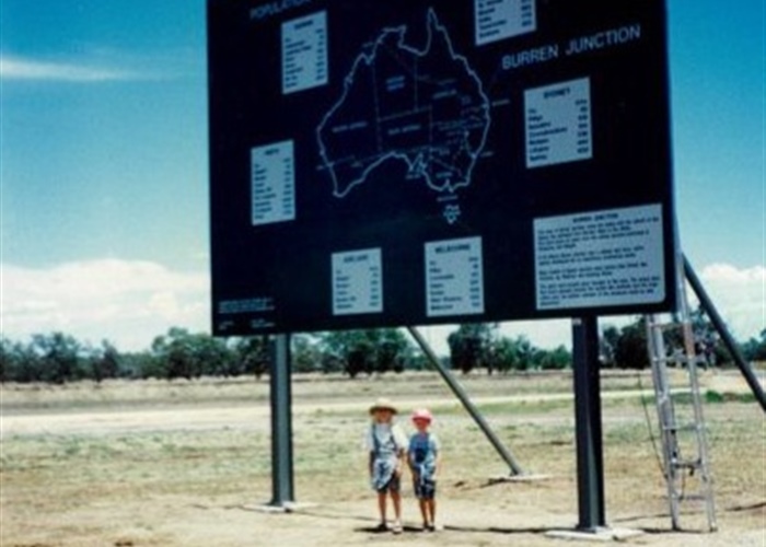 unveiling of the sign (bitumen all the way)