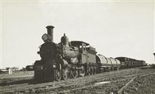 Southbound special stock train from Walgett hauled by 2702 3/6/1947 (photo John Buckland)